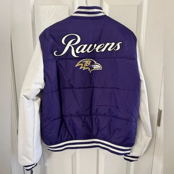 NWT Baltimore Ravens Full-Snap Jacket - Picture 5 of 6